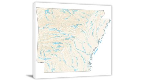 Arkansas Rivers And Lakes