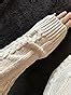 Buy PrettyGuide Women's Cropped Sweater Long Sleeve Eyelet Cable Lace ...
