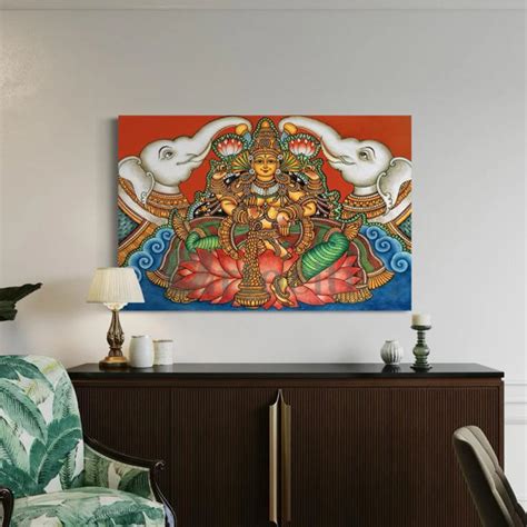 Buy Kerala Mural Canvas Painting Online at Best Price - Artociti – artociti