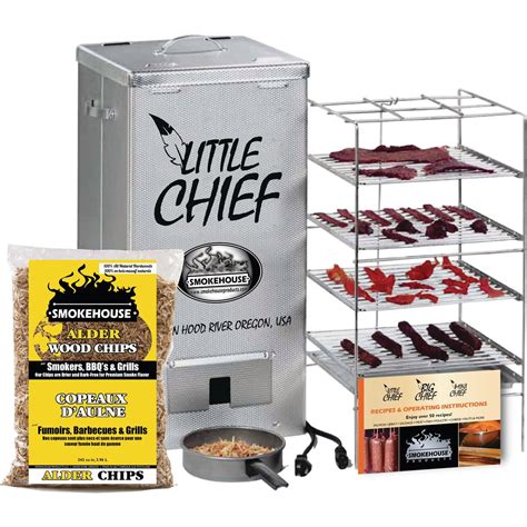 Little Chief 24.5 In. H. 250-Watt Vertical Top Load Electric Smoker ...
