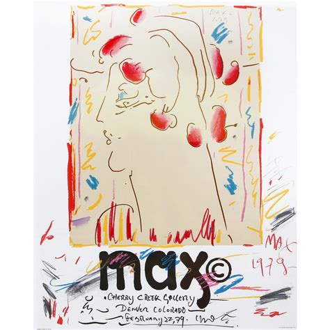 Cherry Creek Gallery, Colorado, Peter Max Poster | Chairish