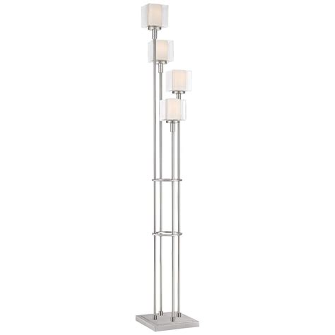 Possini Euro Thetis 72" Brushed Nickel 4-Light Tree Floor Lamp - #72W89 ...