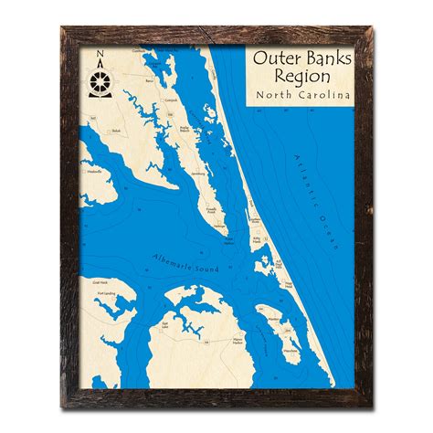 Map Of Outer Banks Nc