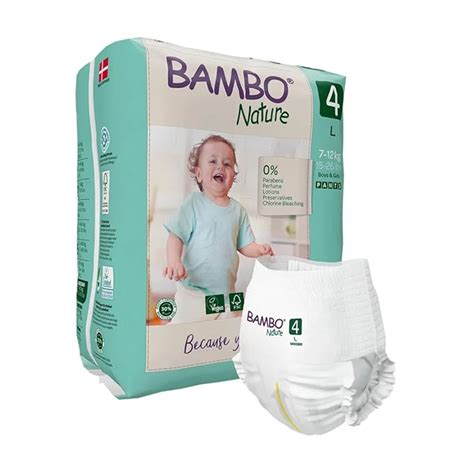 Bambo Nature Eco-Friendly Pant Diapers Large, 20 Count | Uses, Benefits ...