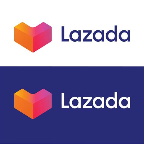 Lazada application icon design on white and blue background. 13517261 ...