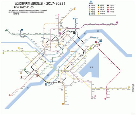 武汉地铁图规划图片
