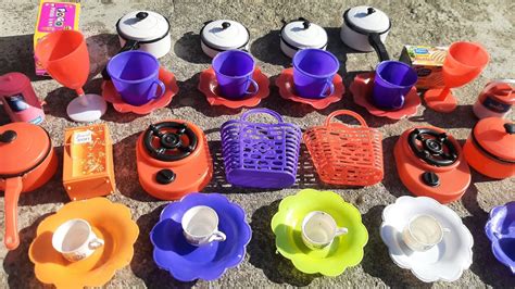 Kitchen Set - Toy Cooking Game Kitchen Set Unboxing 的图像结果