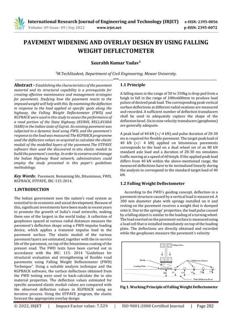 Image result for Falling Weight Deflectometer Design
