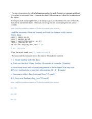 Business Analysis Project Python 的图像结果