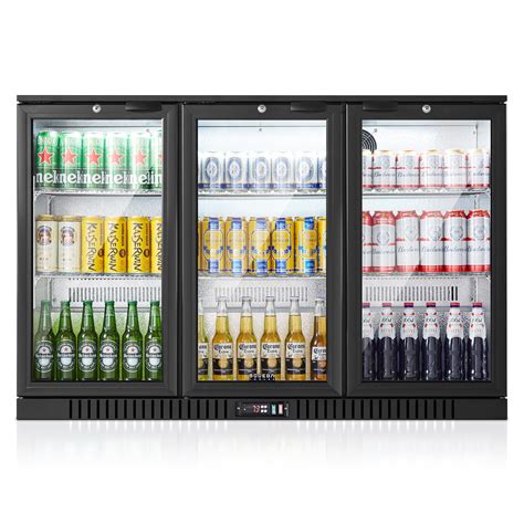 Amazon.com: BODEGACOOLER Back Bar Cooler With 3 Glass Doors,Counter ...