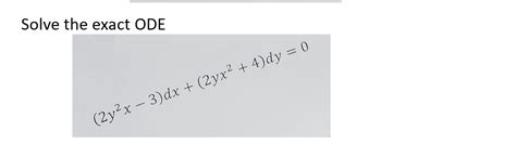 Exact Ode Example 的图像结果