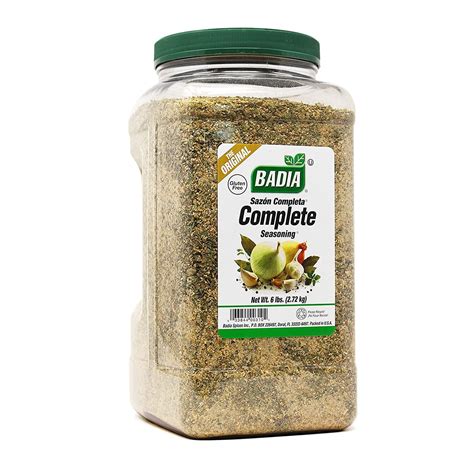 Badia Complete Seasoning 96 Oz - 6 Pound - Premium Blend for Flavorful ...