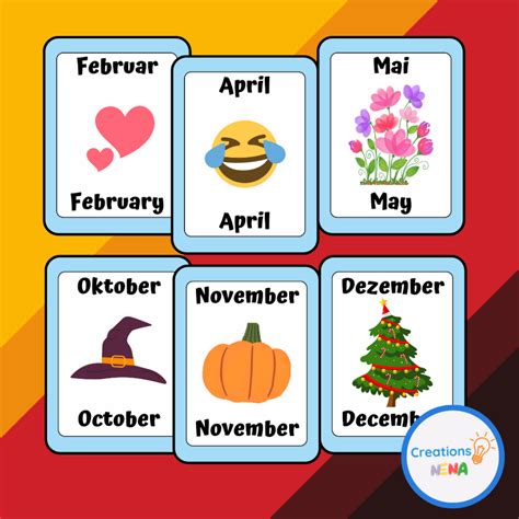 Days and Months in German ( Tage und Monate ). | Made By Teachers