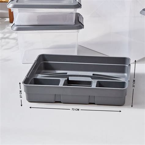 Buy Omnia Secure 6Pcs Polypropylene Storage Box from Home Centre at ...
