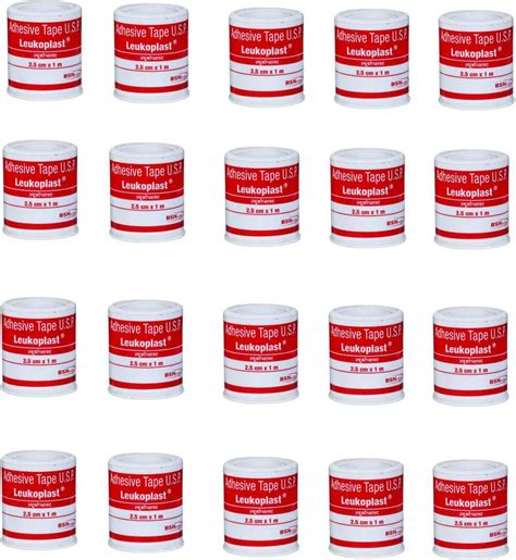 Leukoplast Elastic Adhesive Tape Bandage 2.5cm x 1 mt (20 spools) First ...