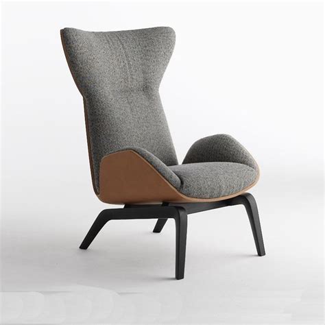 2018年巴克斯特百特布鲁塞尔沙发椅 毛绒丝条 皮革 不锈钢电镀铜色金色铁烤漆 单人位休闲椅