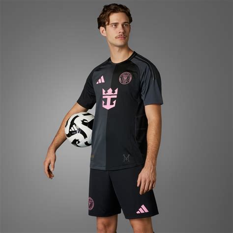 adidas Inter Miami CF 25/26 Messi Away Authentic Jersey - Black | Free ...