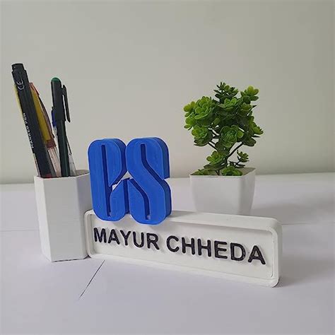 CS Name Plate for Office Desk: An Elegant Addition to Your Workspace ...