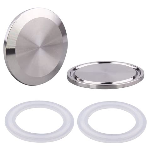 Buy DERNORD 1.5 Inch Sanitary Fitting Clamp End Cap SS304 with Silicone ...