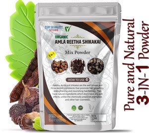 Top Quality Store Natural Amla Reetha Shikakai and Aloevera Powder ...