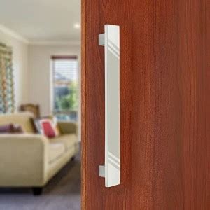 pekt Stainless steel Main Door Handle , 12-inch , Silver Satin finish ...