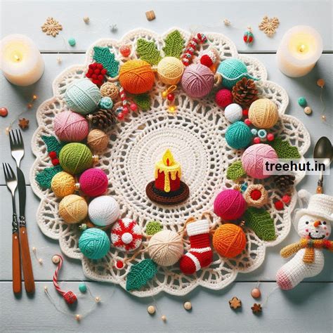 Christmas Crochet Table Cloth Ideas