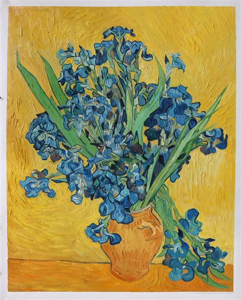 Vase With Irises Van Gogh at Dominic Darker blog