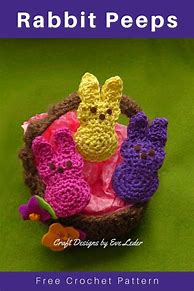 Image result for Crochet Peeps Pattern-Free