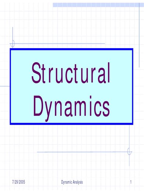 Image result for Structural Dynamics Examples