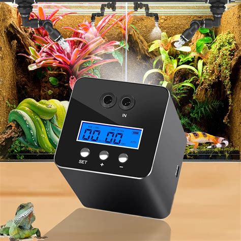 DAOTAILI Reptile Humidifier & Mister for Tanks | 360° Adjustable ...