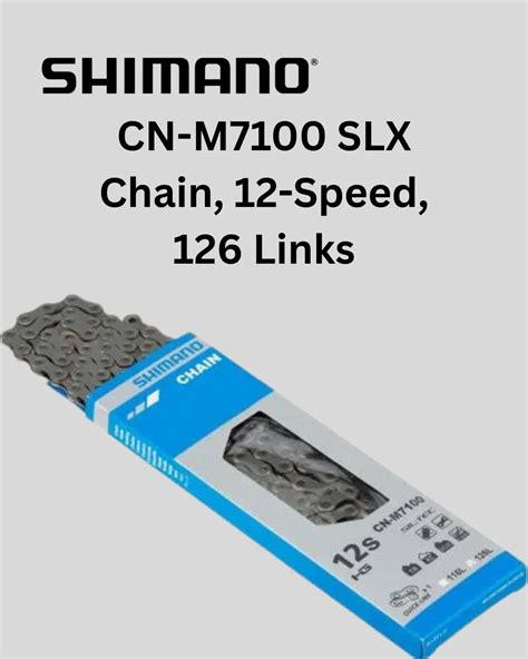SHIMANO CN-M7100 SLX Chain, 12-Speed, 126 Links – triQUIP Sports