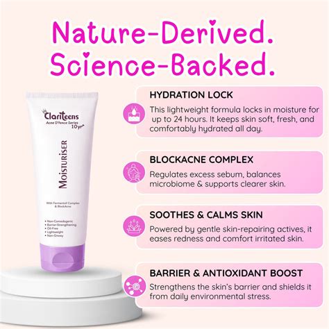 Acne D'fence Teen Moisturiser — Oil-Free, Won't Clog Pores, Ages 10 ...