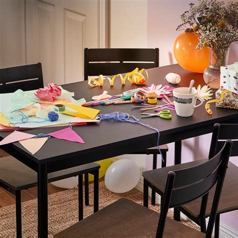 SANDSBERG table, black, 110x67 cm (431/4x263/8") - IKEA