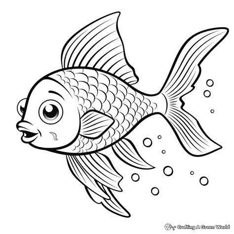 Rainbow Fish Coloring Pages - Free & Printable!