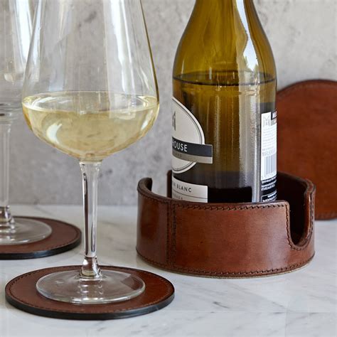 Leather Coaster (Set of 6) – Goldleaf