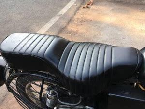 ANK BULLET Single Bike Black Seat Cover Electra/Standard 350/500 Seat ...