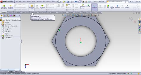 Image result for SolidWorks Tutorials to Draw a Nut