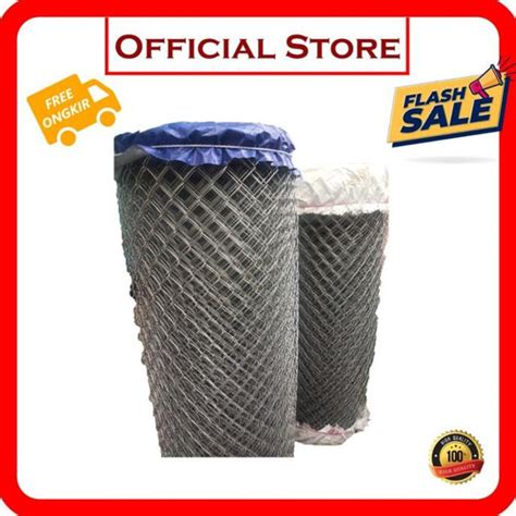 Jual KAWAT HARMONIKA PAGAR PEMBATAS 1,6 MM LUBANG 5 CM/ROLL TINGGI 1,5M ...