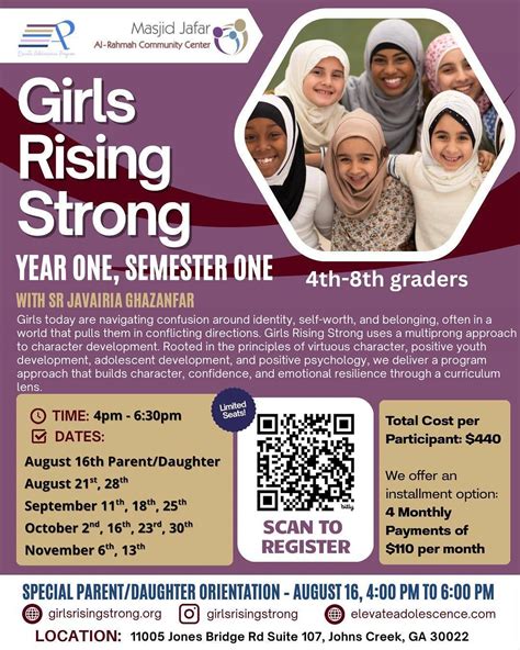 Girls Rising Strong @ Masjid Jafar ?, Masjid Jafar, Johns Creek, 18 ...