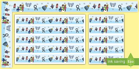 Winter Display Borders