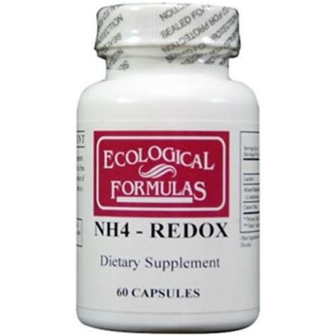 Buy NEW Ecologcal Formulas NH4 Redox Wheat Free 60 Capsules Online at ...