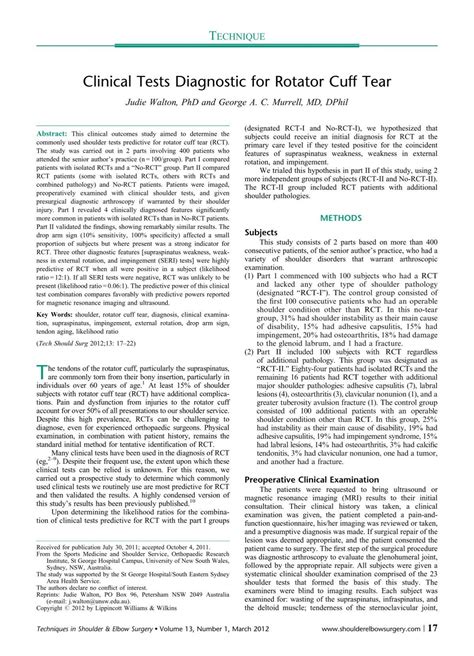Rotator Cuff Muscles Test 的图像结果