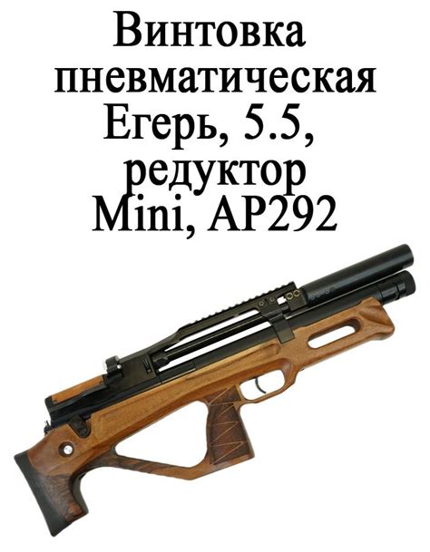 Пневматическая винтовка Егерь R315(AP)T, калибр 5,5, до 3 Дж - купить ...
