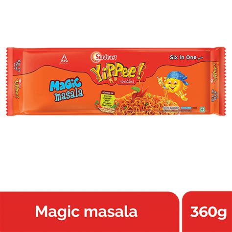 Sunfeast Yippee! Magic Masala Instant Noodles, 360 G Pouch