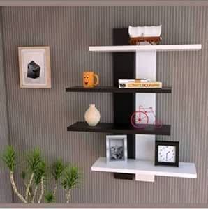 S S Wood Nation Floating Shelves with Decorative Shelves and ...