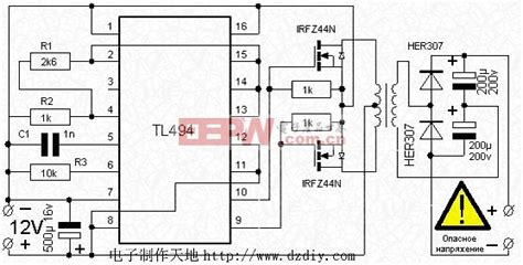 TL494 ile Pwm Mosfetli Motor Kontrol – Elektronik Devreler Projeler