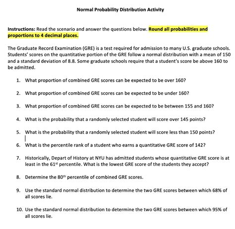 Image result for Normal Distribution Example Answer