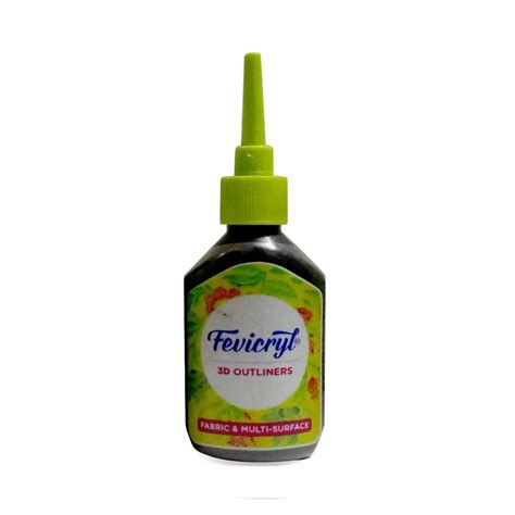 Pidilite Fevicryl 3D Outliners Pearl (Loose Colours) - Canvazo