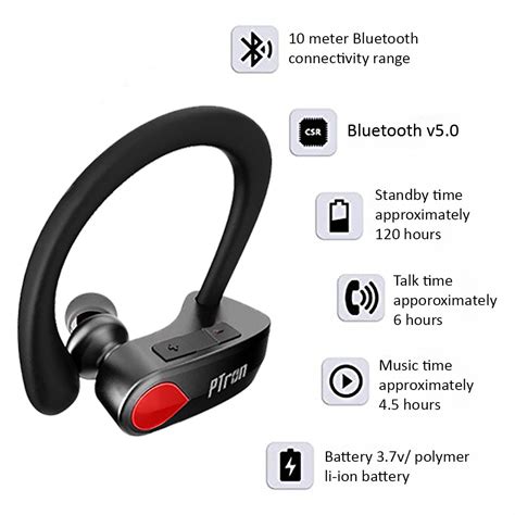 Collect The Coolest PTron Twins Pro Bluetooth Headset - pTron India