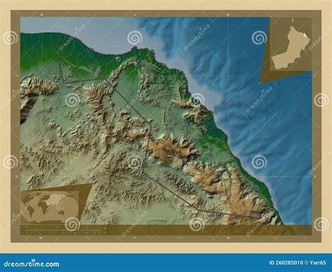 Muscat, Oman. Physical. Capital Stock Illustration - Illustration of border, province: 260285010